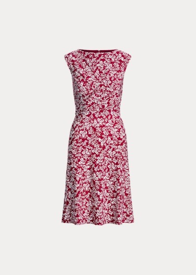 Vestidos Ralph Lauren Mujer Vino / Creme - Floral Matte-Jersey - JOSHK1786